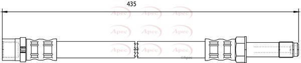 Apec HOS3829 Brake Hose - 1