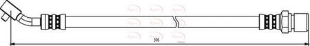 Apec HOS3830 Brake Hose - 1