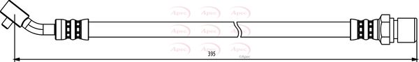 Apec HOS3830 Brake Hose - 1