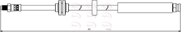 Apec HOS3832 Brake Hose - 1