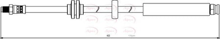 Apec HOS3832 Brake Hose - 1