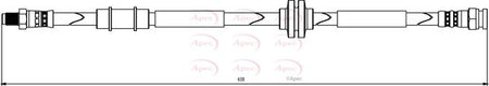 Apec HOS3833 Brake Hose - 1