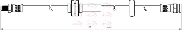 Apec HOS3834 Brake Hose - 1