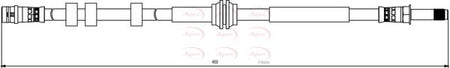 Apec HOS3842 Brake Hose - 1