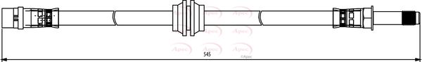 Apec HOS3845 Brake Hose - 1