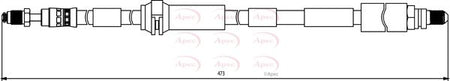 Apec HOS3847 Brake Hose - 1
