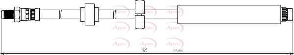 Apec HOS3848 Brake Hose - 1
