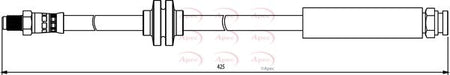 Apec HOS3853 Brake Hose - 1