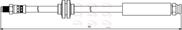 Apec HOS3853 Brake Hose - 1