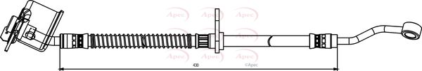 Apec HOS3854 Brake Hose - 1