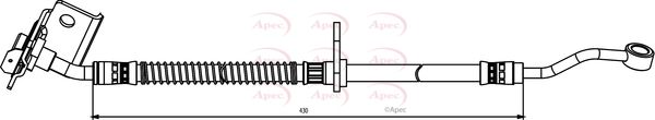 Apec HOS3855 Brake Hose - 1