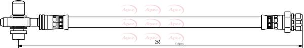 Apec HOS3865 Brake Hose - 1