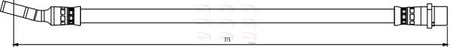 Apec HOS3870 Brake Hose - 1