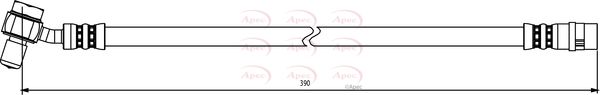 Apec HOS3871 Brake Hose - 1