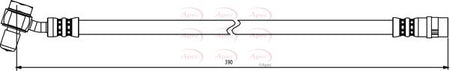 Apec HOS3871 Brake Hose - 1