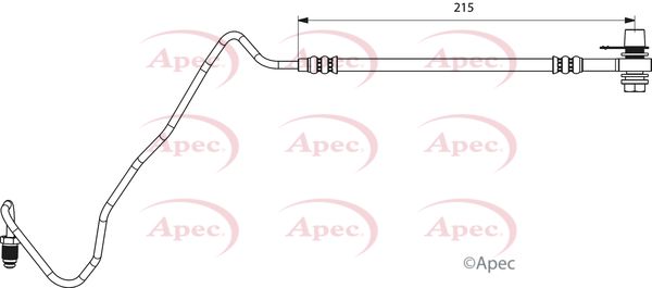 Apec HOS3882 Brake Hose - 1
