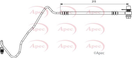 Apec HOS3882 Brake Hose - 1