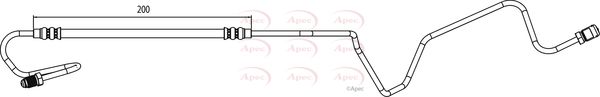 Apec HOS3884 Brake Hose - 1