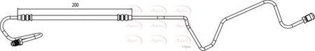 Apec HOS3884 Brake Hose - 1