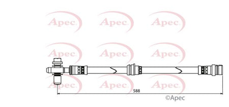 Apec HOS3895 Brake Hose - 1