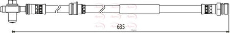 Apec HOS3898 Brake Hose - 1