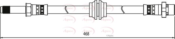 Apec HOS3905 Brake Hose - 1