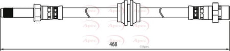Apec HOS3905 Brake Hose - 1