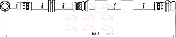 Apec HOS3908 Brake Hose - 1
