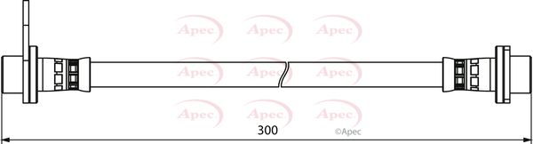 Apec HOS3910 Brake Hose - 1