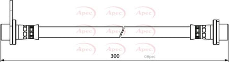 Apec HOS3910 Brake Hose - 1