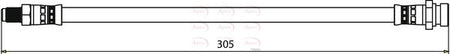 Apec HOS3912 Brake Hose - 1