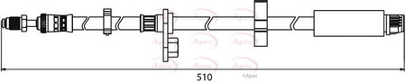 Apec HOS3913 Brake Hose - 1