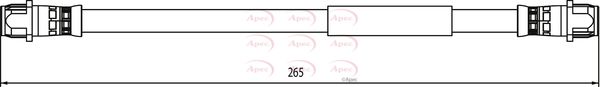 Apec HOS3914 Brake Hose - 1