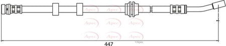 Apec HOS3917 Brake Hose - 1