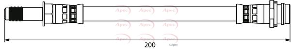 Apec HOS3920 Brake Hose - 1