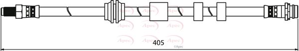 Apec HOS3926 Brake Hose - 1
