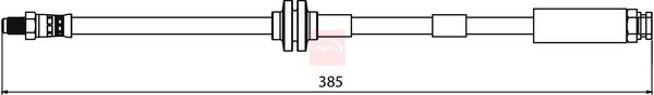 Apec HOS3927 Brake Hose - 1
