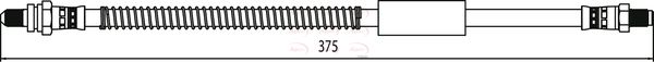 Apec HOS3931 Brake Hose - 1