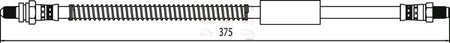 Apec HOS3931 Brake Hose - 1