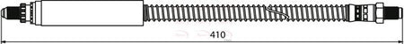 Apec HOS3933 Brake Hose - 1