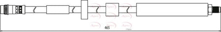 Apec HOS3937 Brake Hose - 1