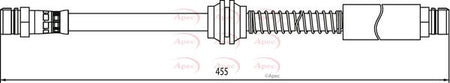 Apec HOS3943 Brake Hose - 1