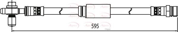 Apec HOS3946 Brake Hose - 1