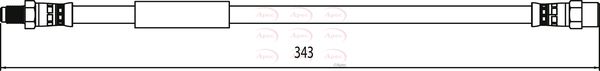 Apec HOS3956 Brake Hose - 1