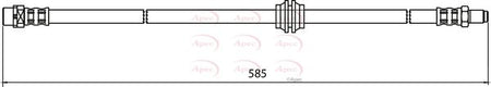 Apec HOS3957 Brake Hose - 1