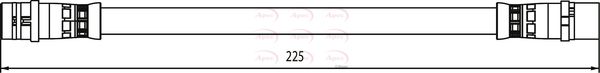 Apec HOS3960 Brake Hose - 1