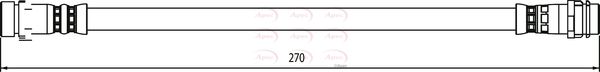 Apec HOS3962 Brake Hose - 1