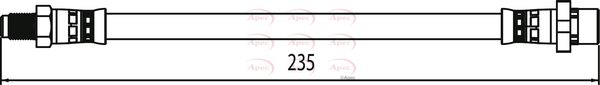 Apec HOS3963 Brake Hose - 1