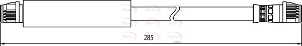 Apec HOS3965 Brake Hose - 1
