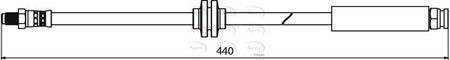 Apec HOS3967 Brake Hose - 1